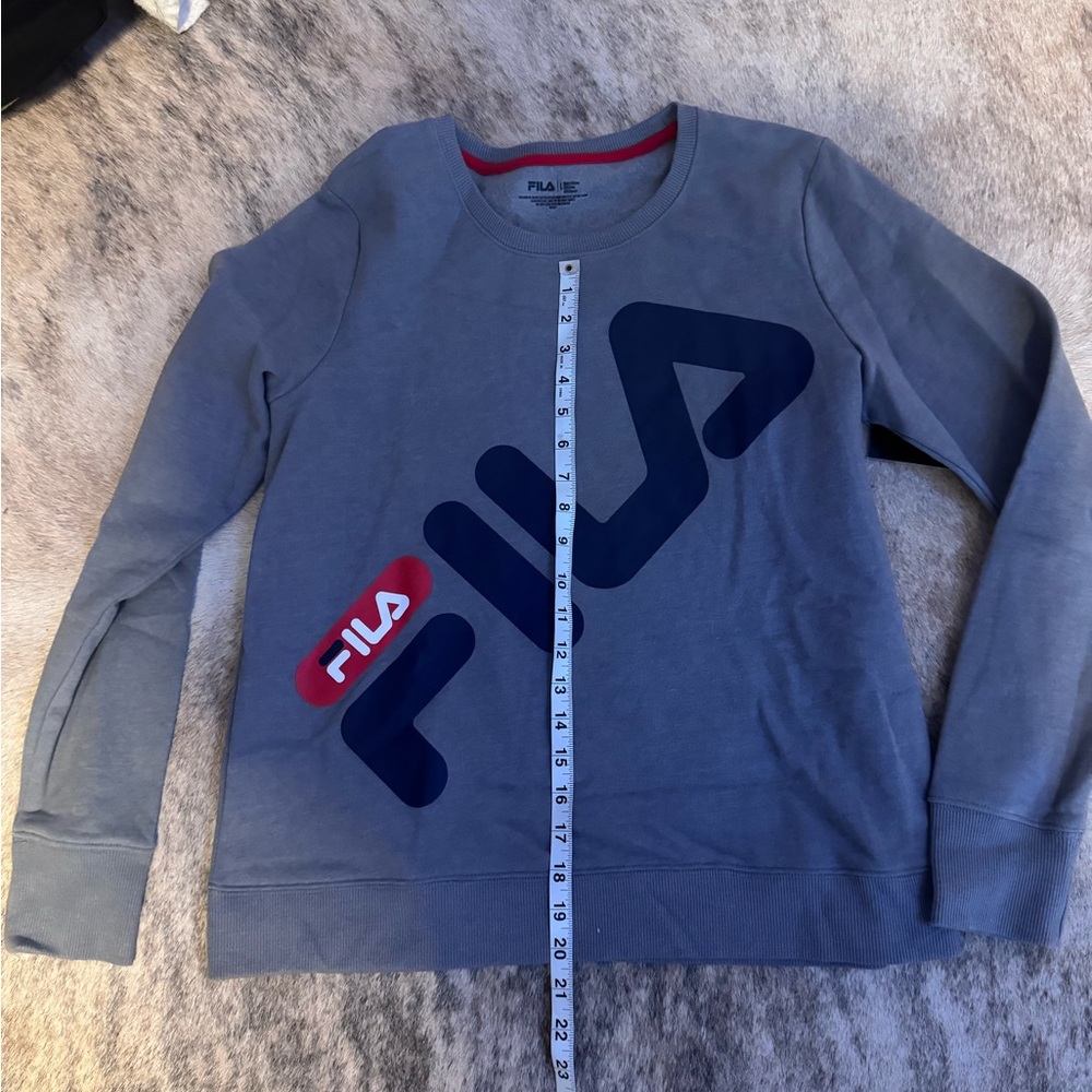 Fila Blue and Red Logo Sweatshirt